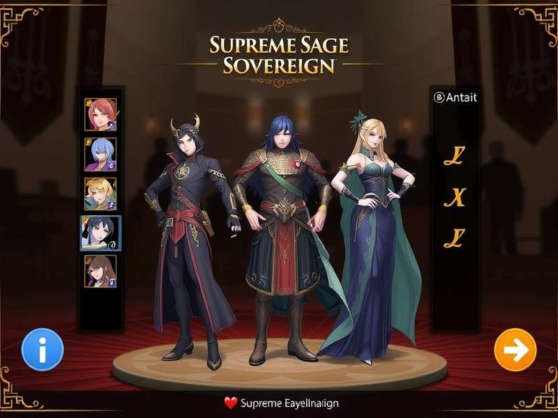 Supreme Sage Sovereign Character Selection